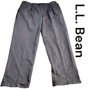 L.L. Bean Size 36 Waist Business Casual Gray Dress Pants
